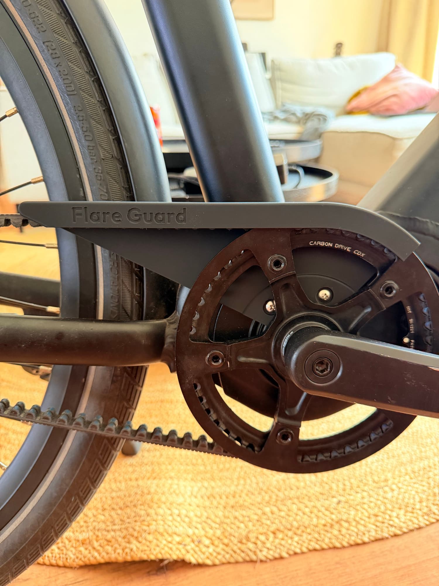 Detail bij de Carbon Drive CDX